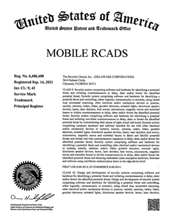 Mobile RCADS® US Registered Trademark Granted
