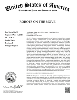 Robots on the Move® US Registered Trademark
